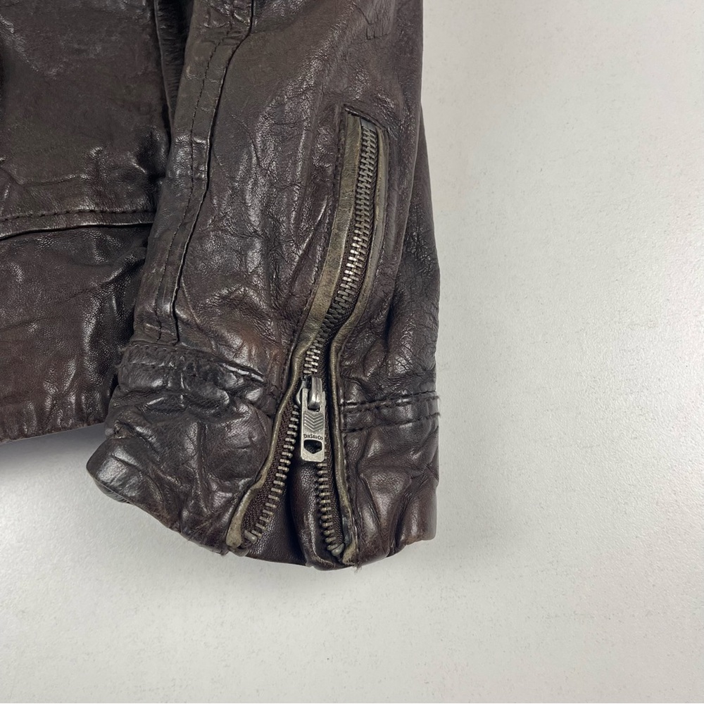 Diesel Vintage Multi-zip Sheep Leather Riders Jacket - Picture 7 of 12